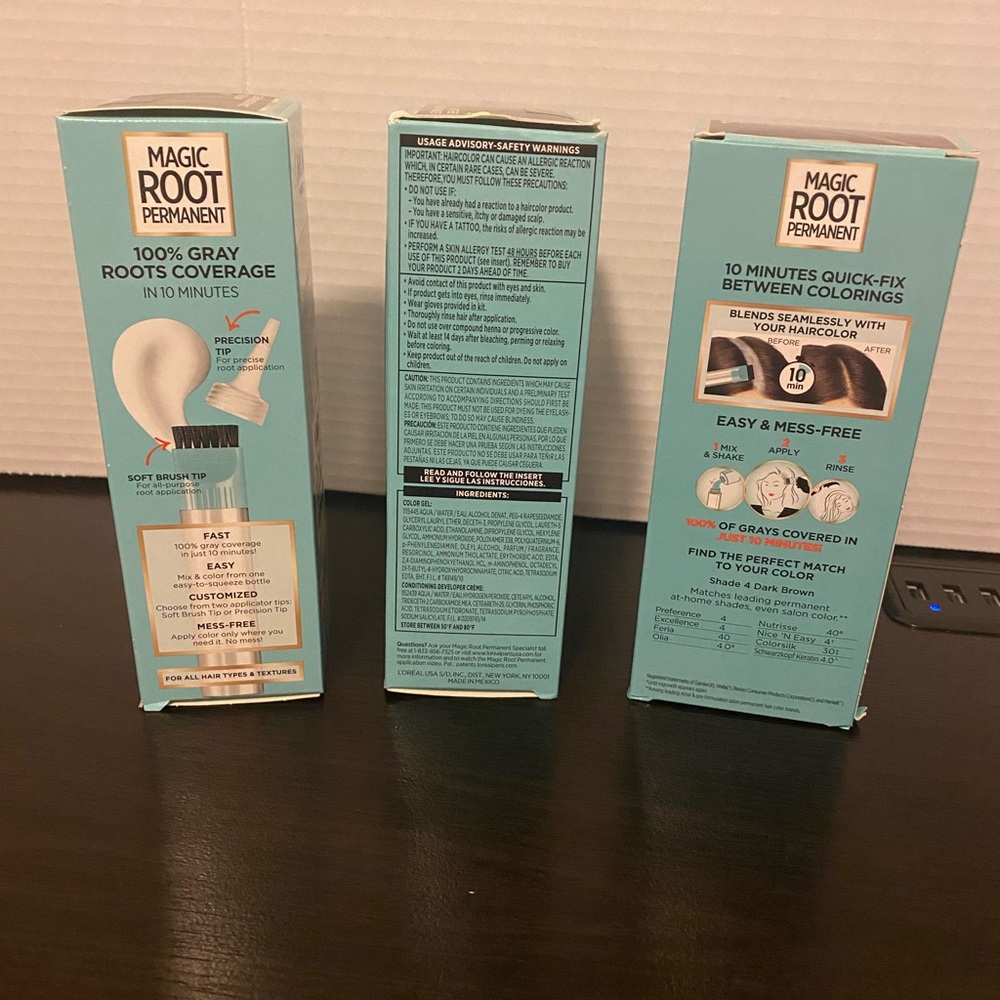 L'Oreal Paris Magic Root Permanent Hair Color - Dark Brown - Picture 2 of 3